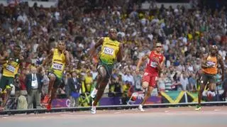 Usain Bolt podczas biegu