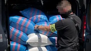 Zabezpieczone worki z tytoniem