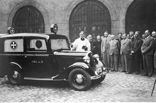 Piąta karetka trafiła do pogotowia w 1936 r.