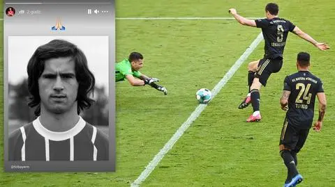 Robert Lewandowski pożegnał legendarnego Gerda Muellera