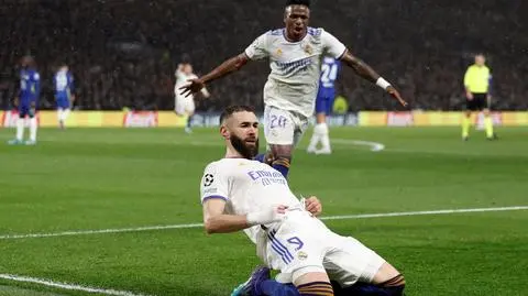 On znów to zrobił. Benzema w szalonym pościgu za Lewandowskim