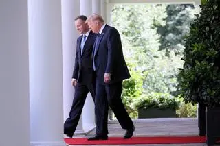 Andrzej Duda spotkał się z Donaldem Trumpem 