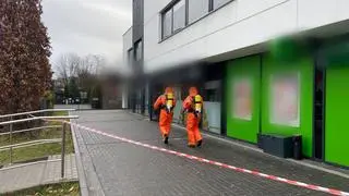 Ktoś rozlał drażniącą substancję w salonie masażu w Kielcach