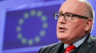 Timmermans: chce wspierać naród polski w czasie który jest dla nich trudny