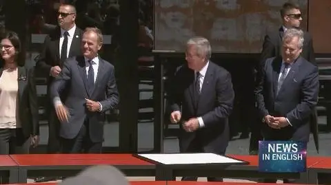 Polish former presidents and Tusk sign Declaration of Freedom and Solidarity