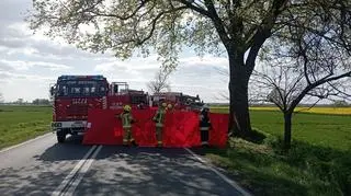 Śmiertelny wypadek na dk 46