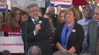 Prezydent Bronisław Komorowski w Krakowie
