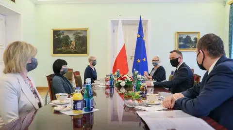 Spotkanie prezydenta z przedstawicielkami polskiej mniejszości narodowej na Białorusi