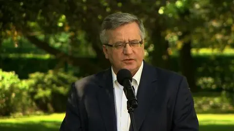 Bronisław Komorowski podziękował za poparcie