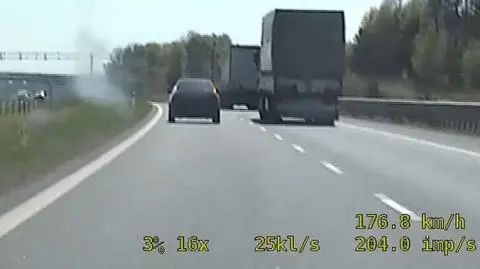 Jechał bez uprawnień ponad 200 km/h