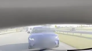 Policja namierzyła bmw z autostrady A1