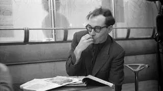 Jean-Luc Godard na zdjęciu archiwalnym