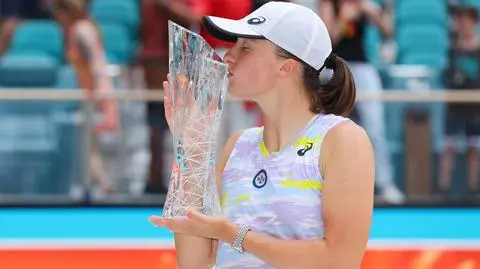Iga Świątek po zwycięstwie w Miami: urodziłam się, by odbierać takie trofea