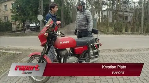 Motocykl z napadu w Otwocku na sprzedaż