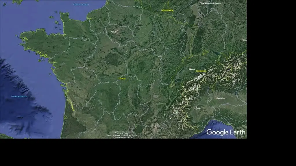 paryz mapka