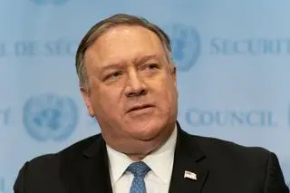 Szef amerykańskiej dyplomacji Mike Pompeo 