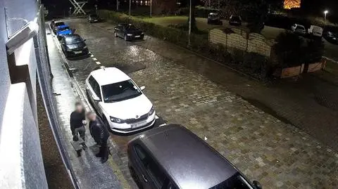 Monitoring nagrał mężczyzn