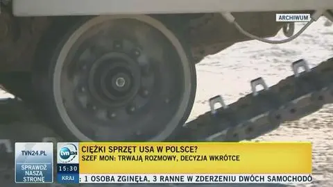 Ciężki sprzęt USA w Polsce