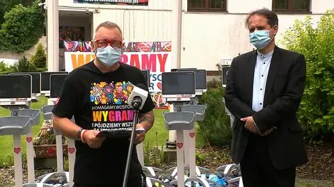 Sto kardiomonitorów "rozjedzie się po Polsce". WOŚP pomaga w walce z koronawirusem