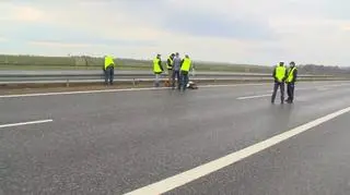 Do wypadku prezydenckiej limuzyny doszło na autostradzie A4