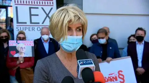 Manifestacja solidarności z Katarzyną Kwiatkowską