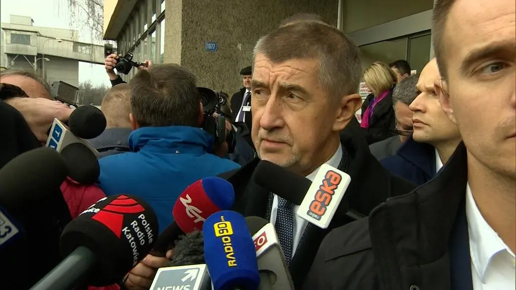 Premier Czech na miejscu tragedii w Karwinie