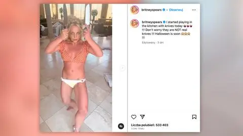 Britney Spears tańczy z nożami