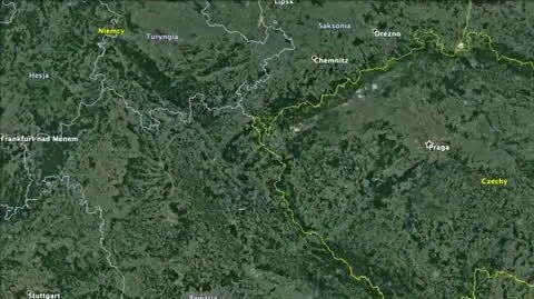 czechy mapka