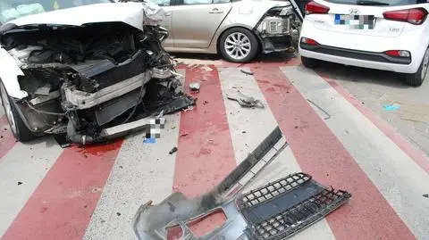 Wypadek w centrum Rzeszowa
