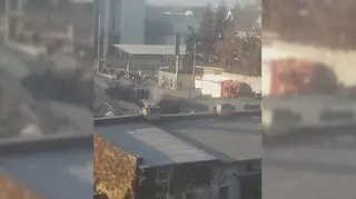 Nagranie amatorskie z pierwszych chwil po wybuchu 
