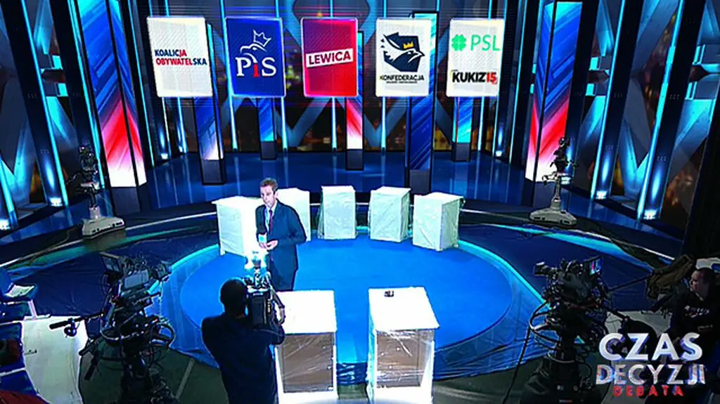 Sasin, Leszczyna, Zandberg, Kosiniak-Kamysz i Bosak. "Czas decyzji: debata" dziś o 19.25 w TVN24