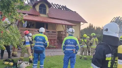 W pożarze domu zginął 30-letni mężczyzna