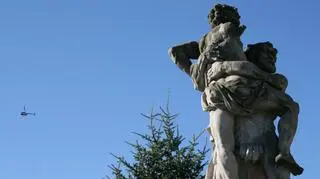 Błekitny latał nad Zamkiem Książ