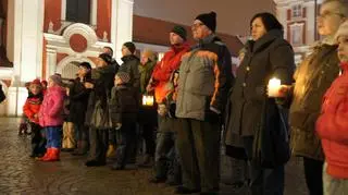 Zjawiła się duża grupa mieszkańców 