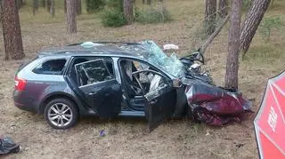Emilianowo. Tragiczny wypadek na DK10 