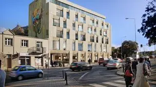 7-piętrowy budynek przy Półwiejskiej 47