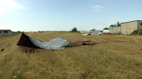 "Przeszła nawałnica z silnym ulewnym deszczem i wiatrem"