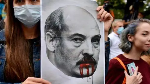 Łukaszenka protesty 
