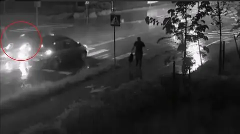 Nie zatrzymała się przed przejściem i potrąciła mężczyznę