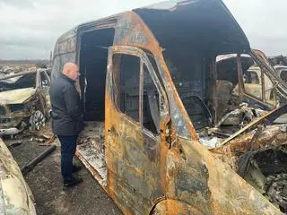 Główny prokurator Międzynarodowego Trybunału Karnego Karim Khan odwiedził Buczę