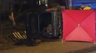 Tragiczny wypadek na drodze krajowej numer 74 w miejscowości Płoskie
