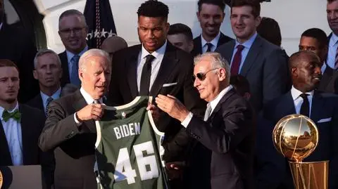 Mistrzowie NBA z wizytą u Joe Bidena w Białym Domu