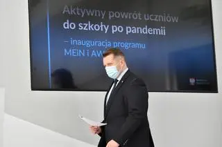 Minister edukacji i nauki Przemysław Czarnek