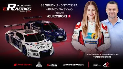 Znamy uczestników Audi Eurosport eRacing by Assetto Corsa. Gwiazdy w teamie Eurosportu