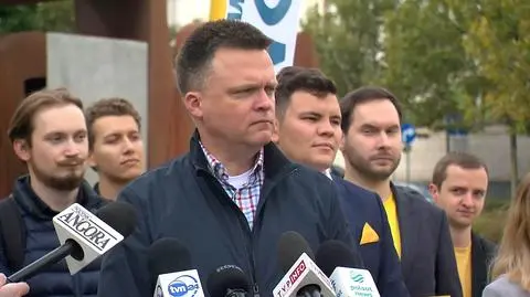 Hołownia: jesteśmy atakowani przez PiS "wyssanymi z palca odgrzewanymi kotletami" 