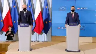 Jarosław Gowin i Mateusz Morawiecki