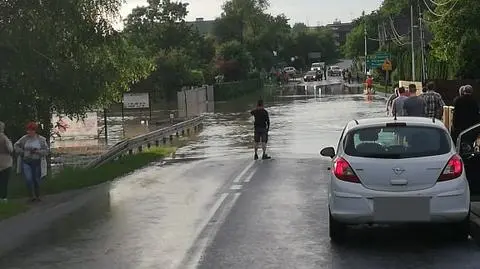 Skutki ulewnych opadów deszczu na Podkarpaciu