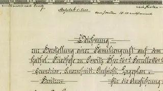 Rozkład grobów z 1903 roku