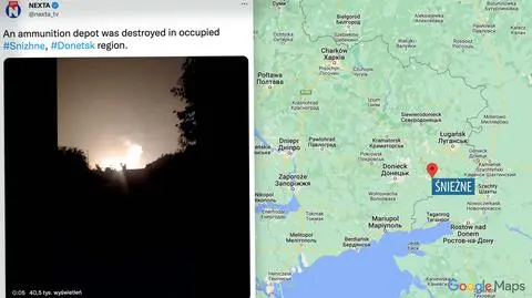 Doniesienia o wybuchu w rosyjskim składzie amunicji