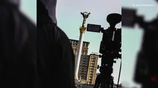 Zdjęcia reportera TVN24 Konrada Borusiewicza z Kijowa